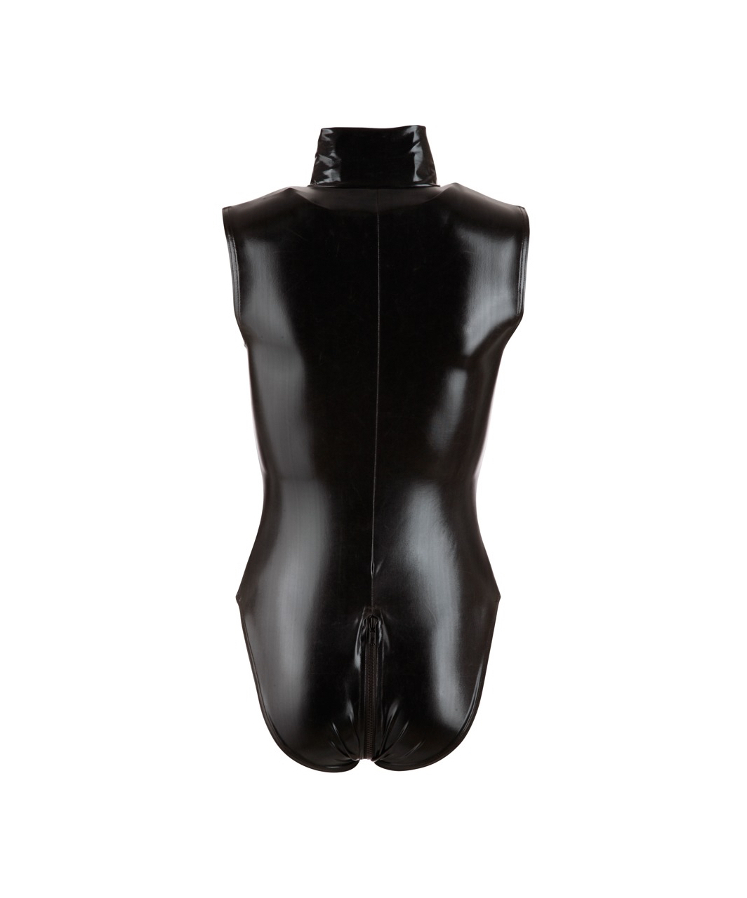 Cottelli Lingerie juodas matinės išvaizdos kostiumėlis su užtrauktuku