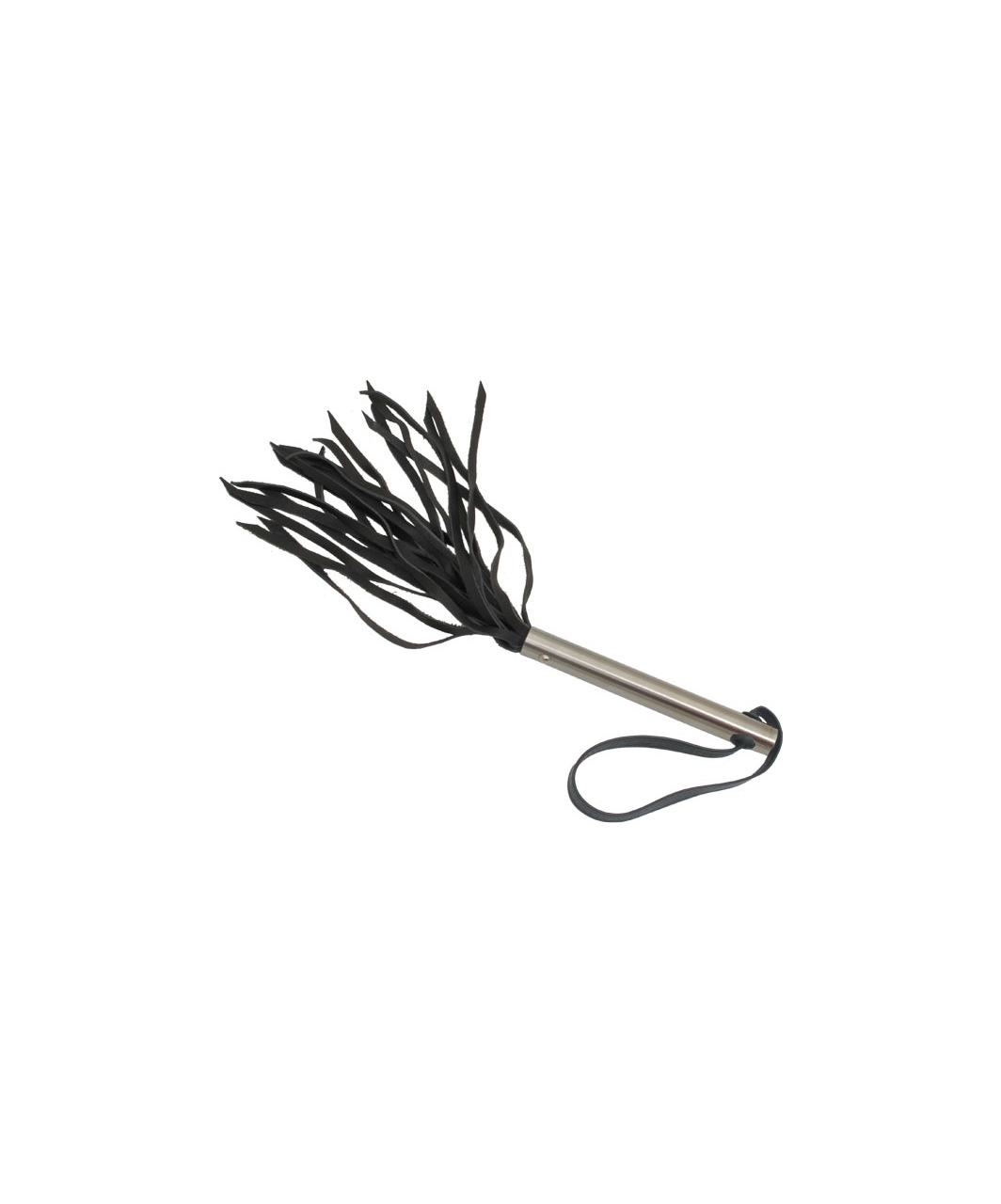 Mister B leather flogger with metal handle