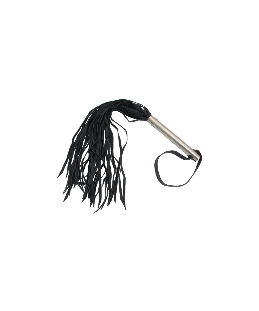 Mister B leather flogger with metal handle