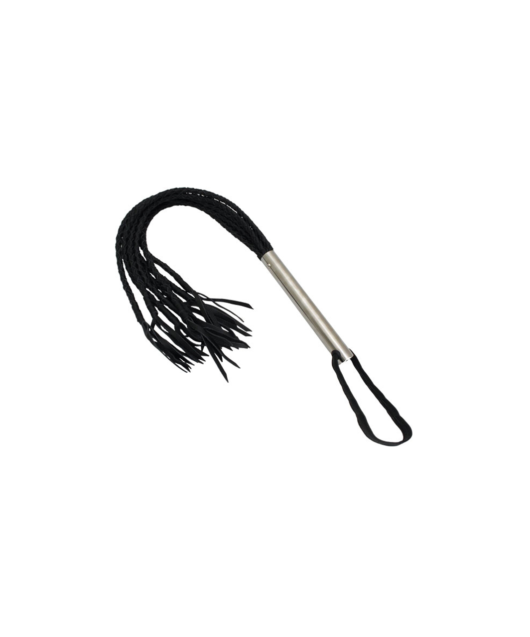 Mister B Iron Whips black leather flogger