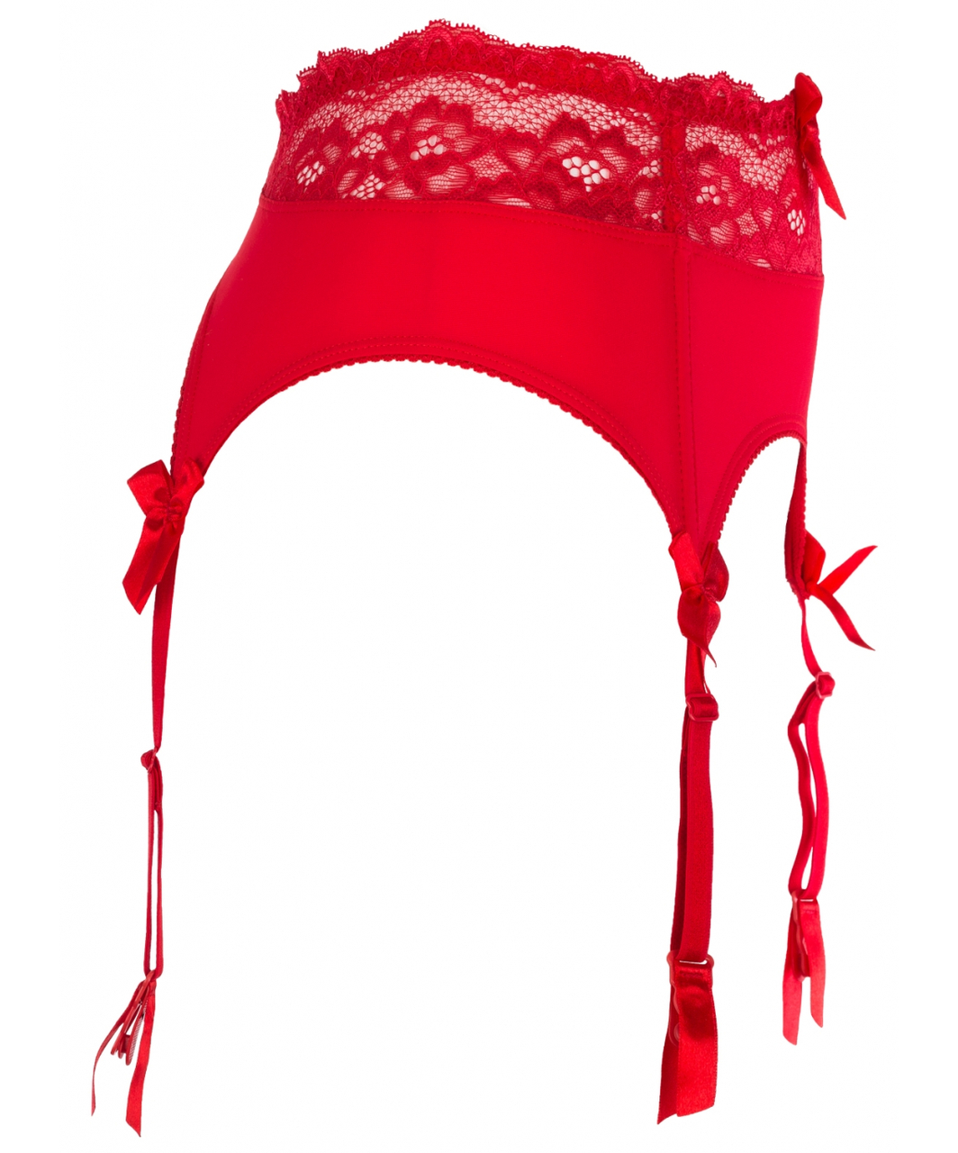 Axami Luxury Jasira red garter belt