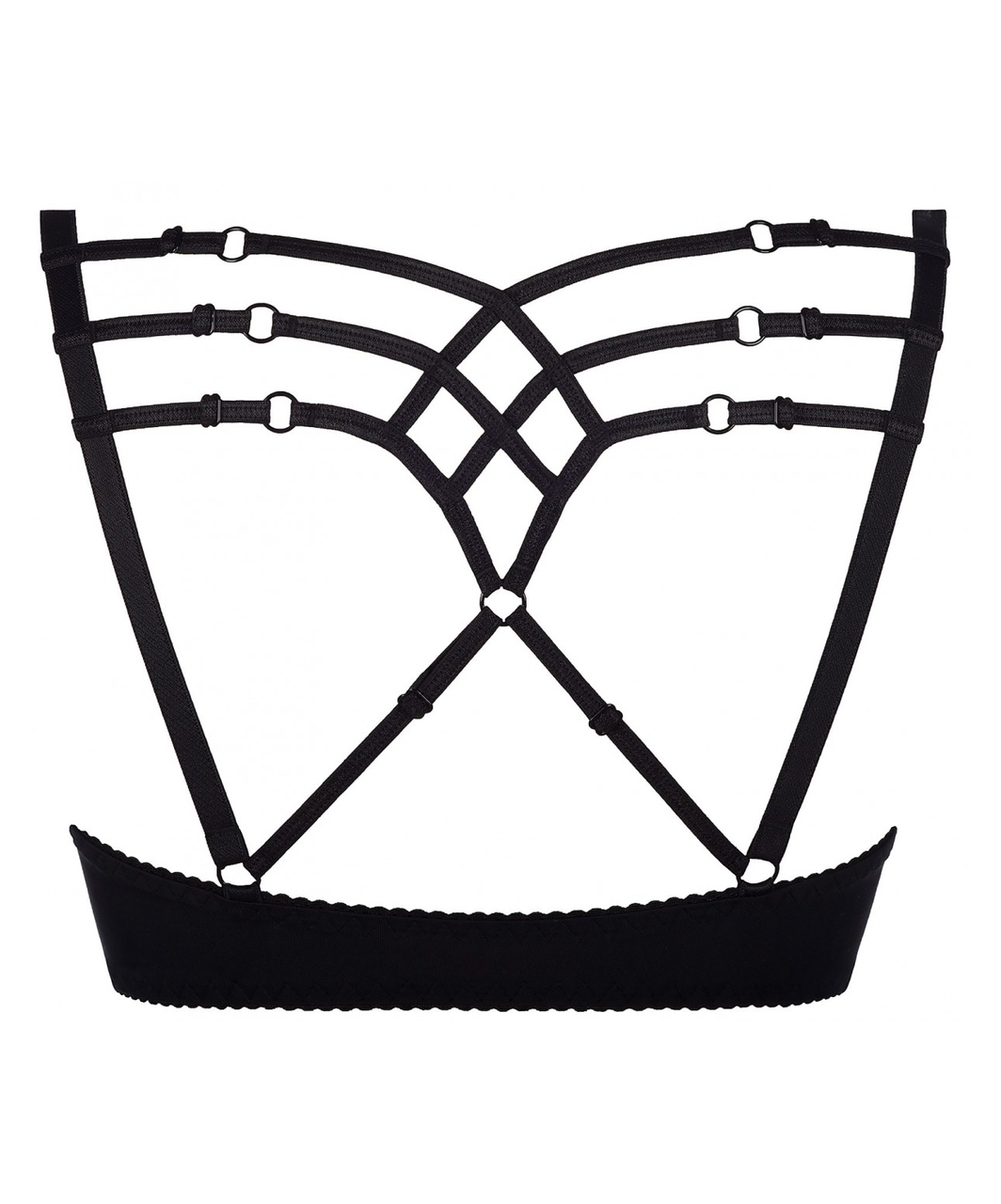 Axami Luxury Venetian Mirror black bra