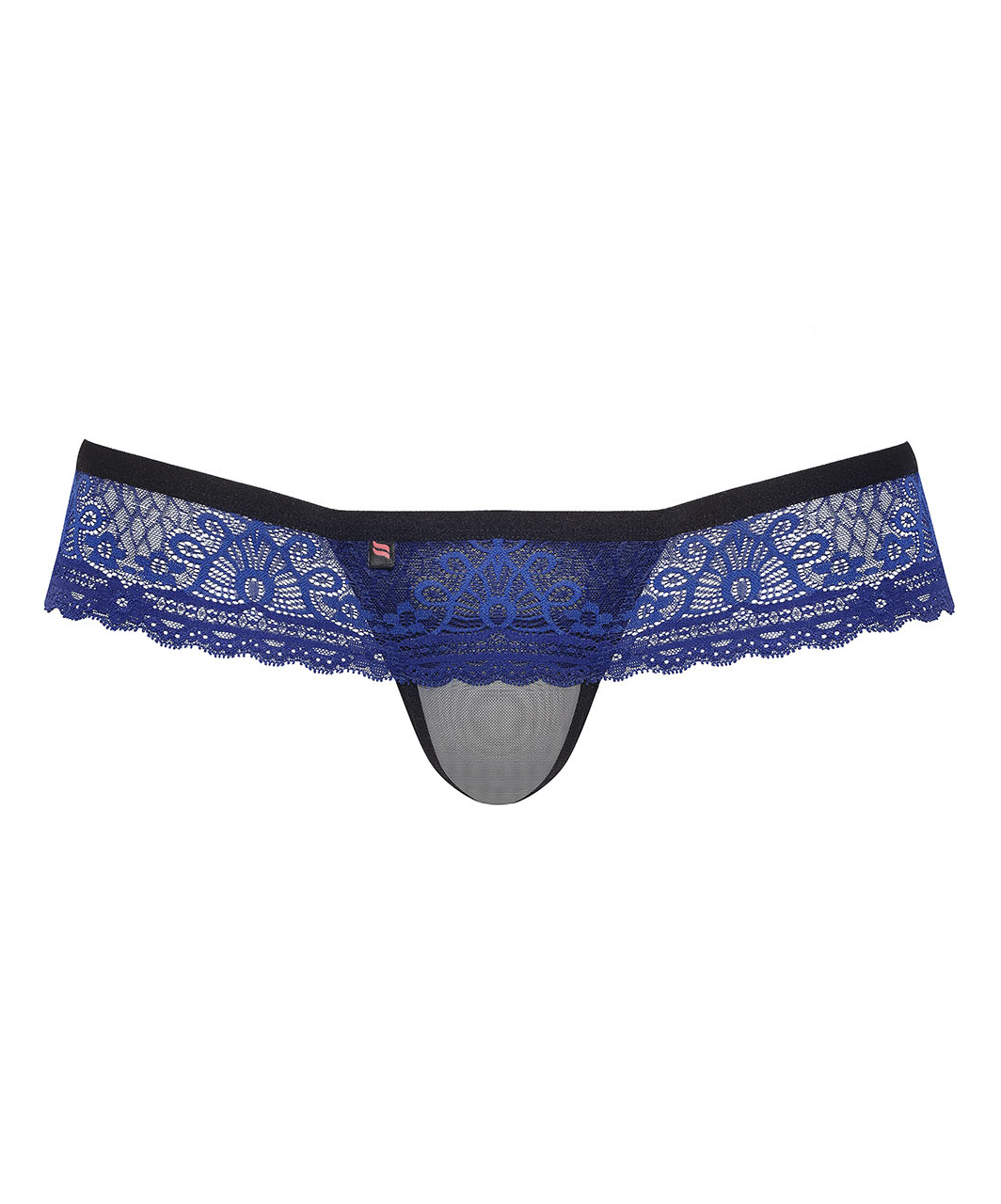 Obsessive blue lace thong