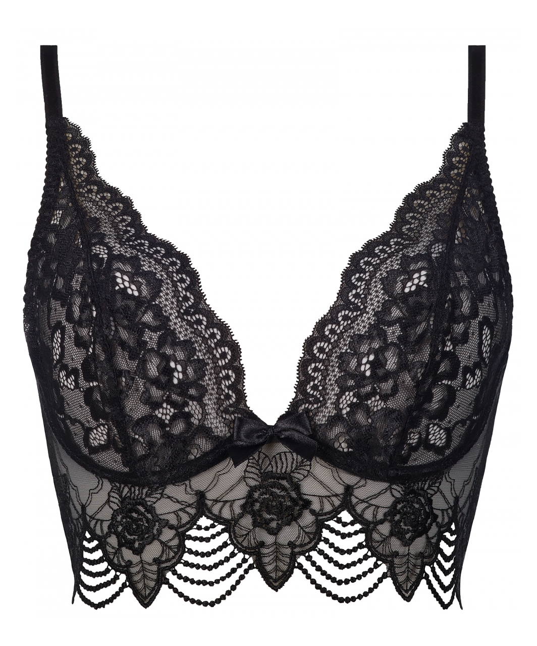 Axami Sexy Fruit Garden black bralette