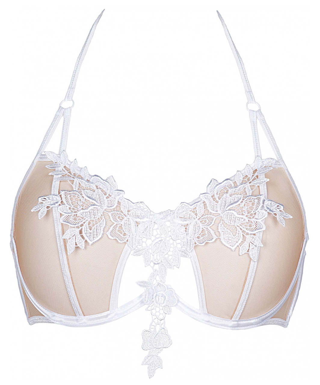 Axami Sexy Hot Sevilla white sheer bra