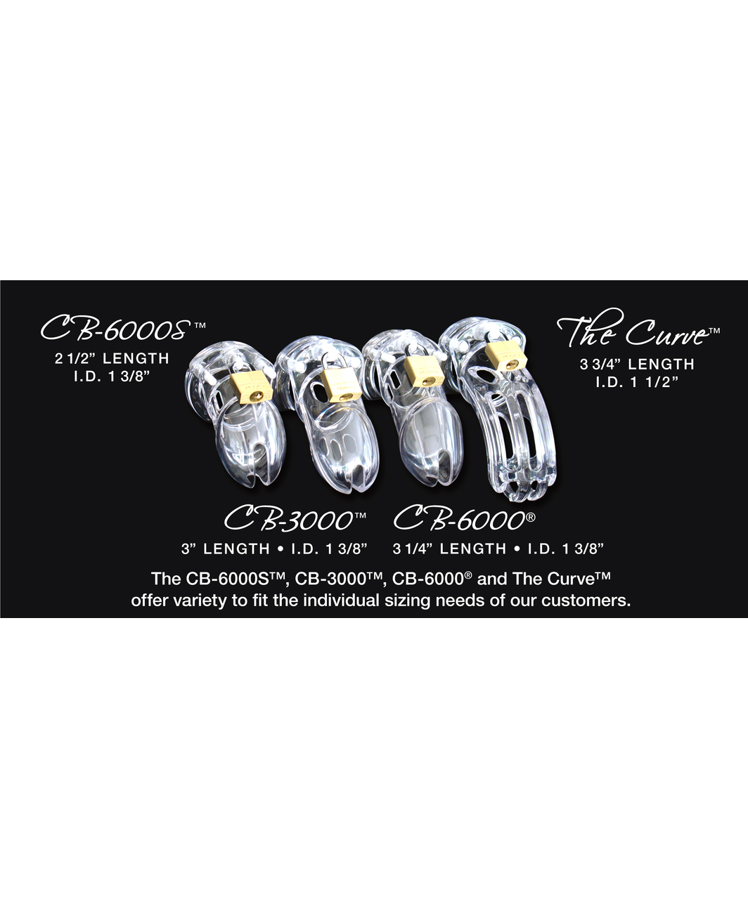 CB-X CB-6000 Chastity Device (76 x 35 mm)