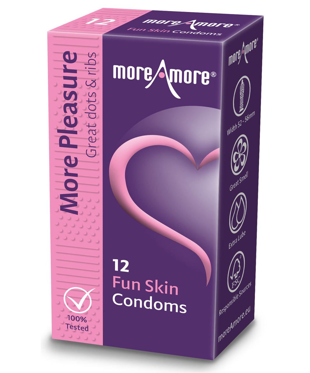 MoreAmore Fun Skin (3 / 12 vnt.)