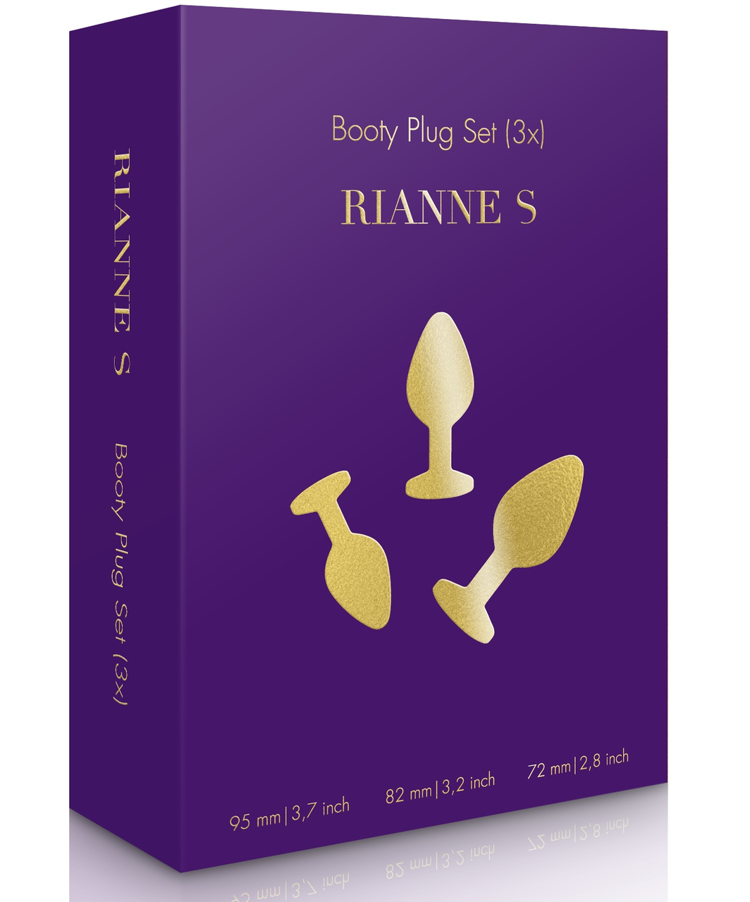 Rianne S Booty Plug Set Purple