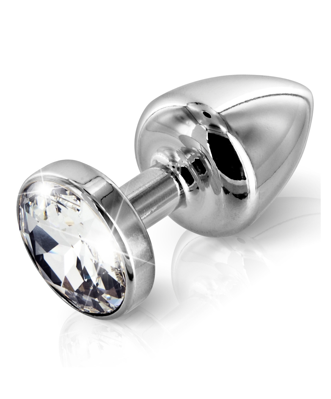 Diogol Anni Swarovski Butt plug Steel