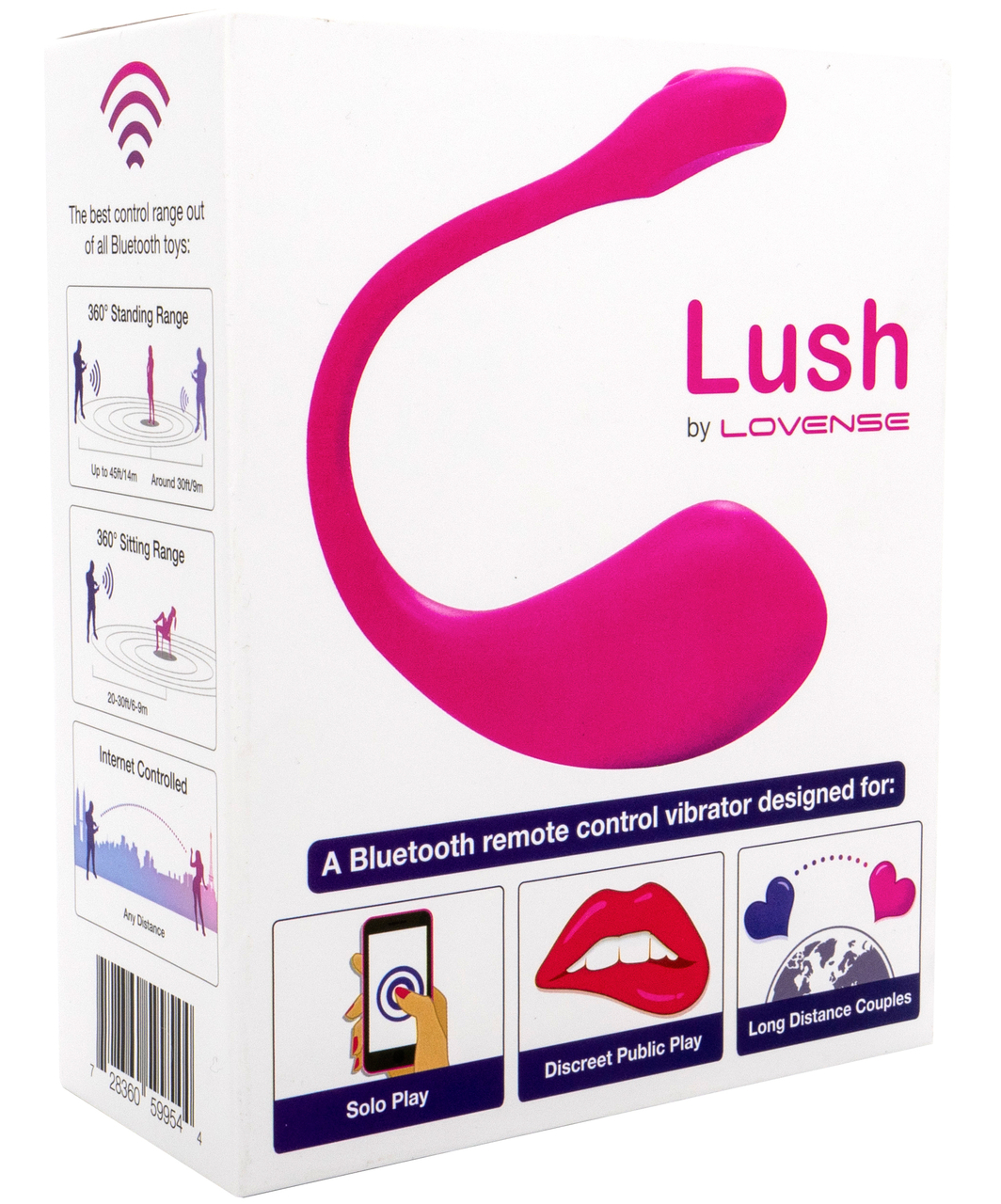 Lovense Lush 2 išmanusis vibruojantys kiaušinėlis