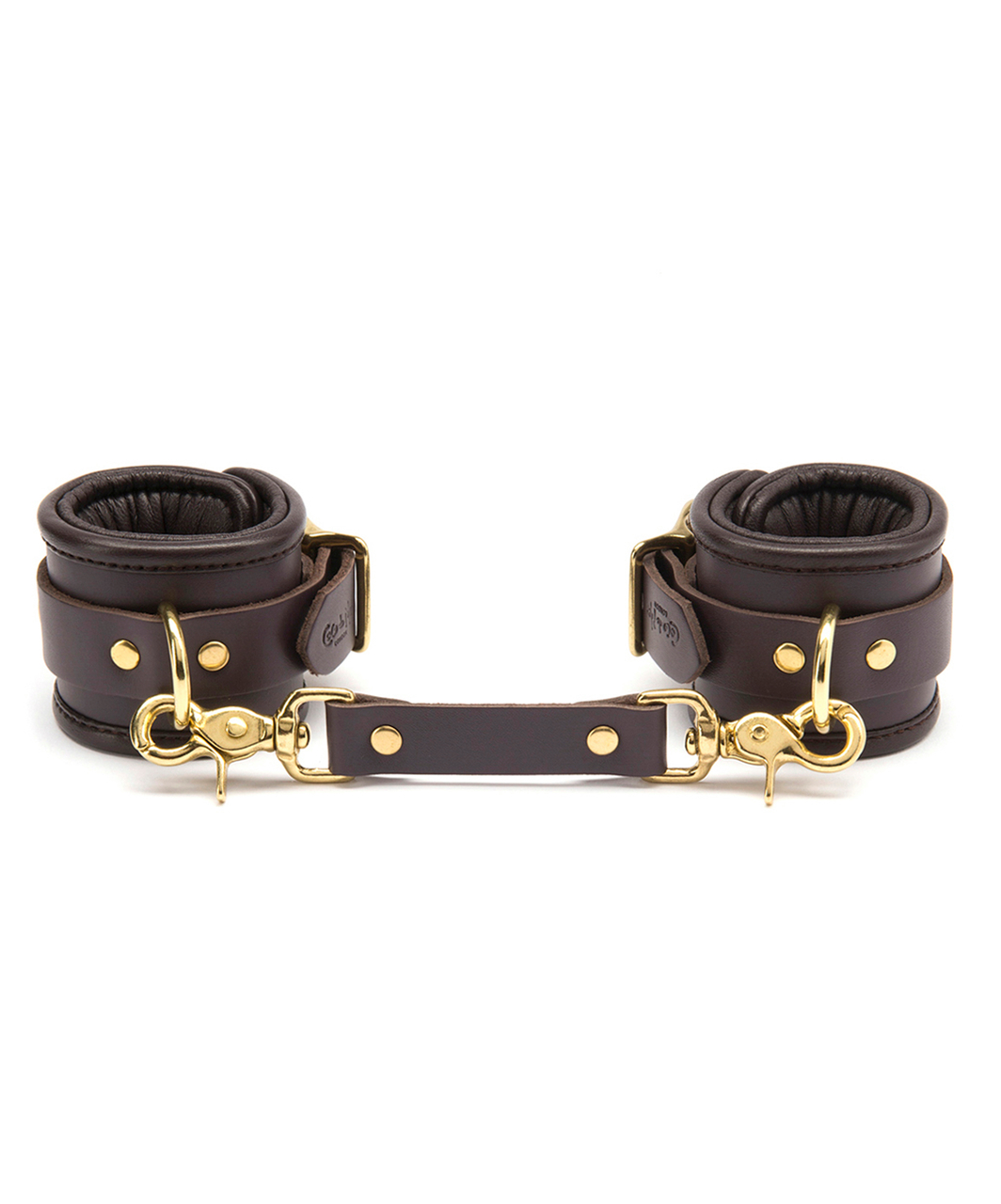 Coco de Mer Leather Wrist Cuffs S/M