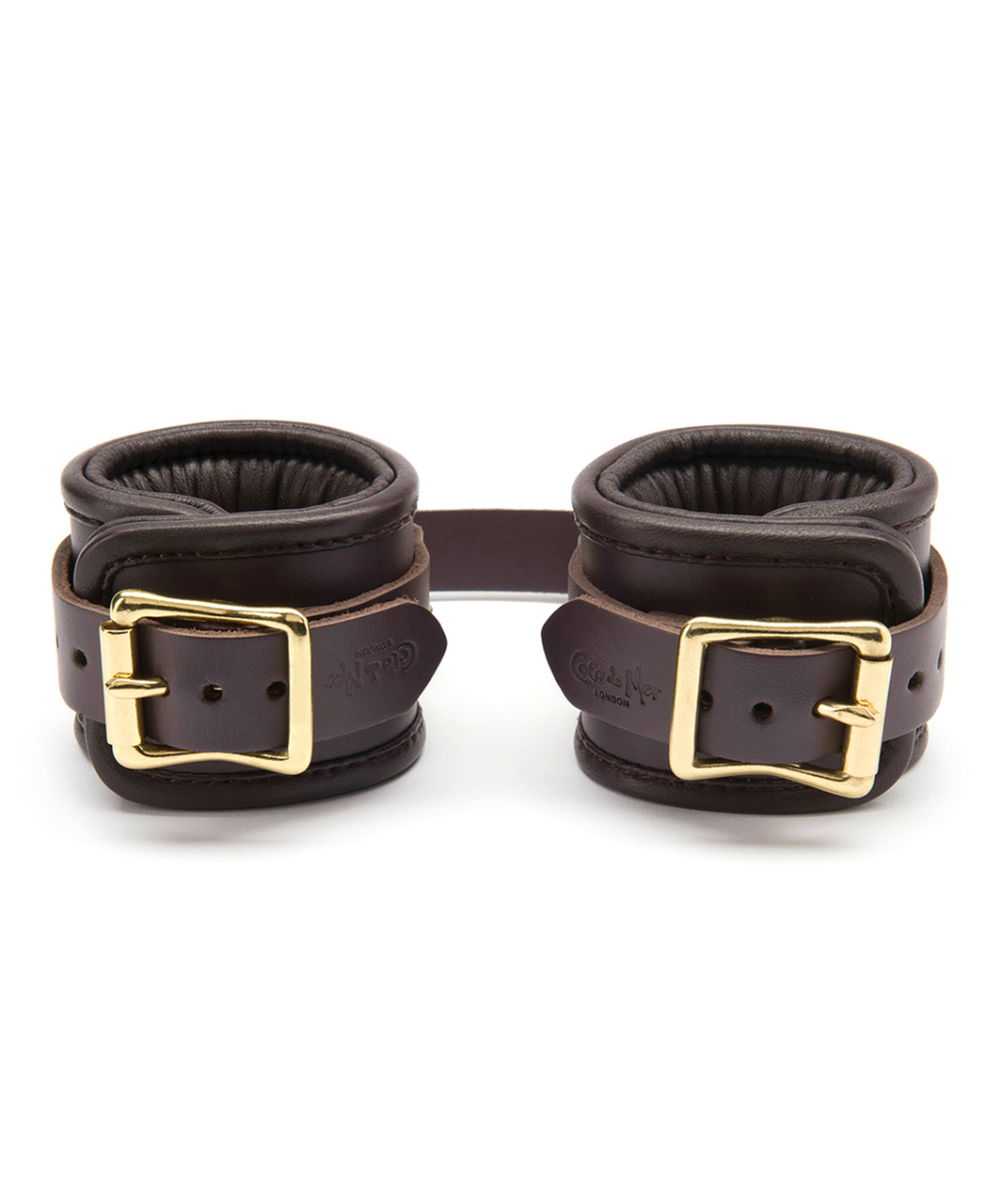 Coco de Mer Leather Wrist Cuffs S/M