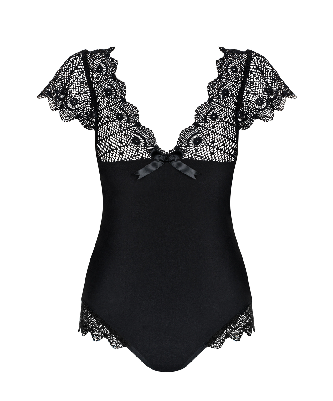 Obsessive Moketta black bodysuit