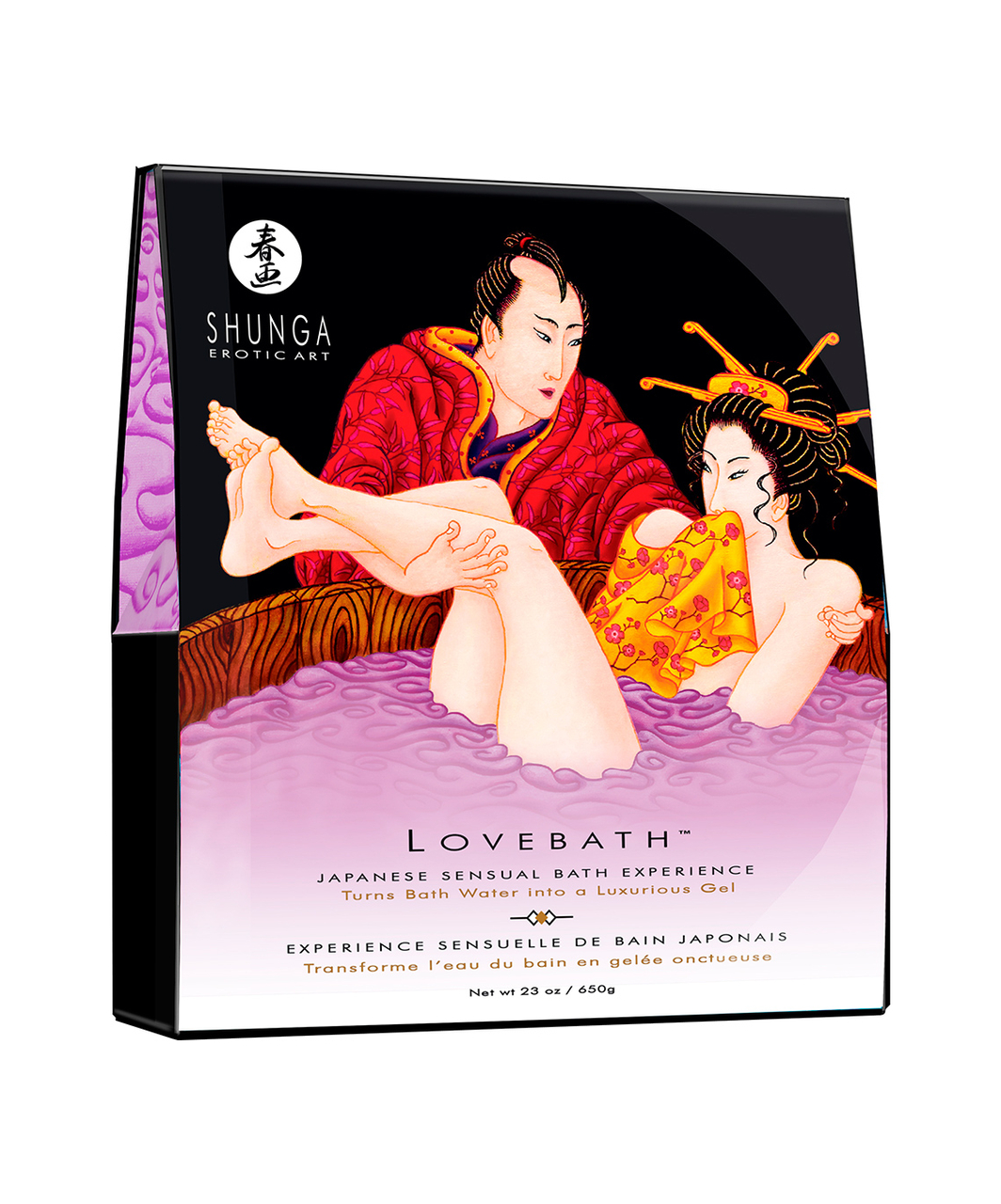 Shunga Lovebath komplekts jutekliskajam vannas rituālam