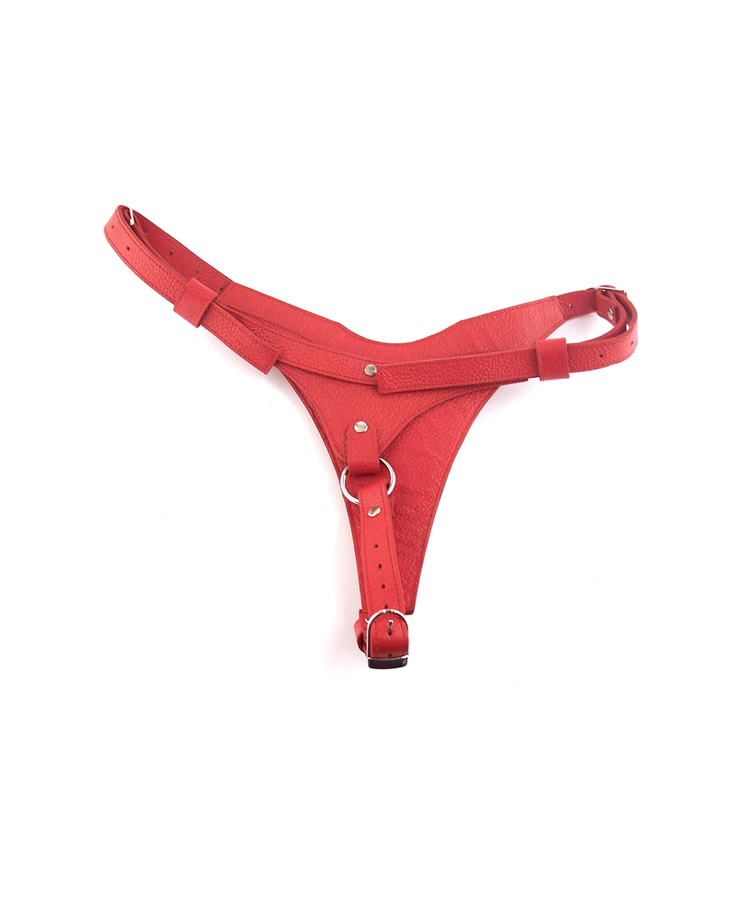 Shots Toys Sarkana sieviešu strap-on josta