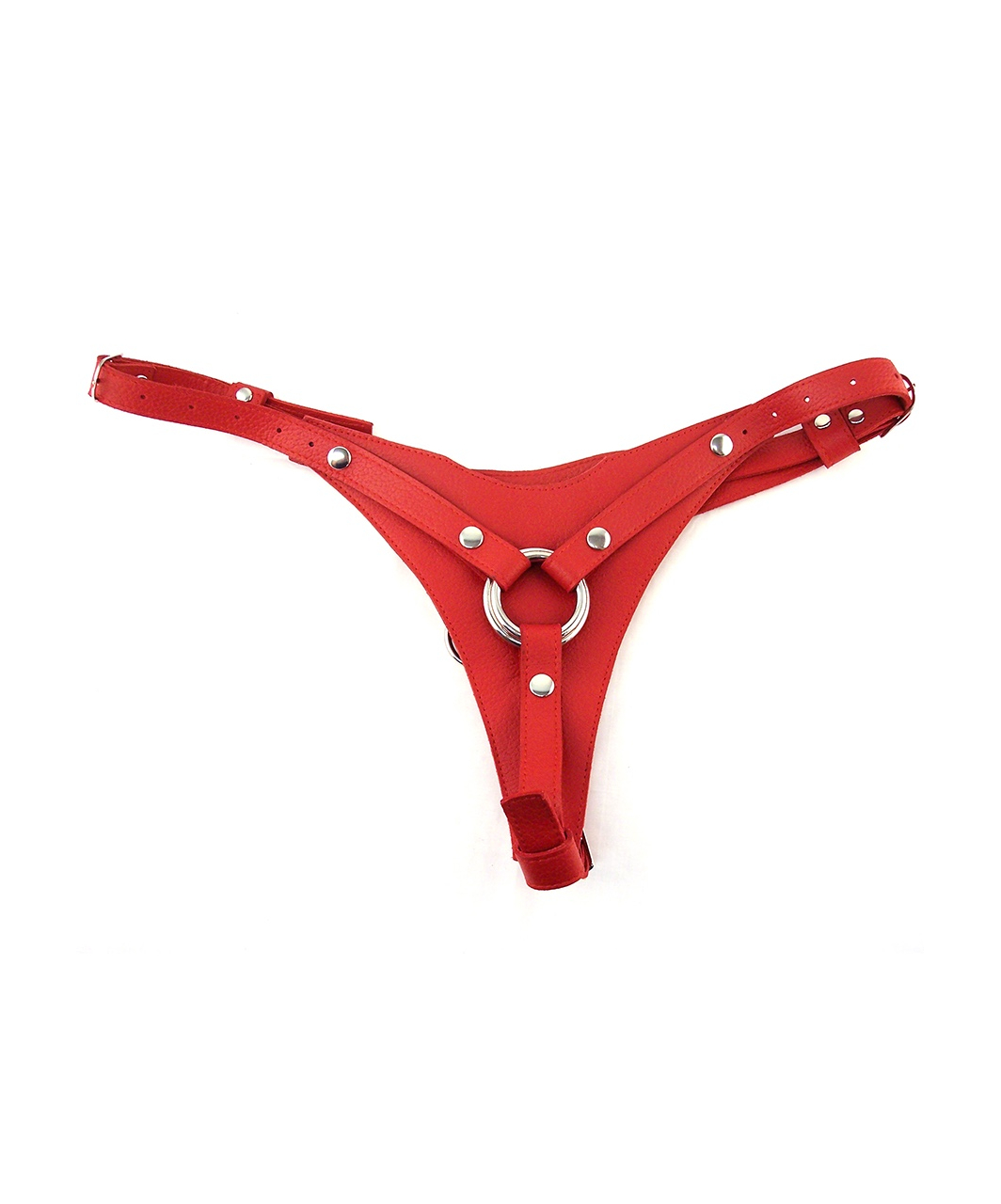 Shots Toys Sarkana sieviešu strap-on josta