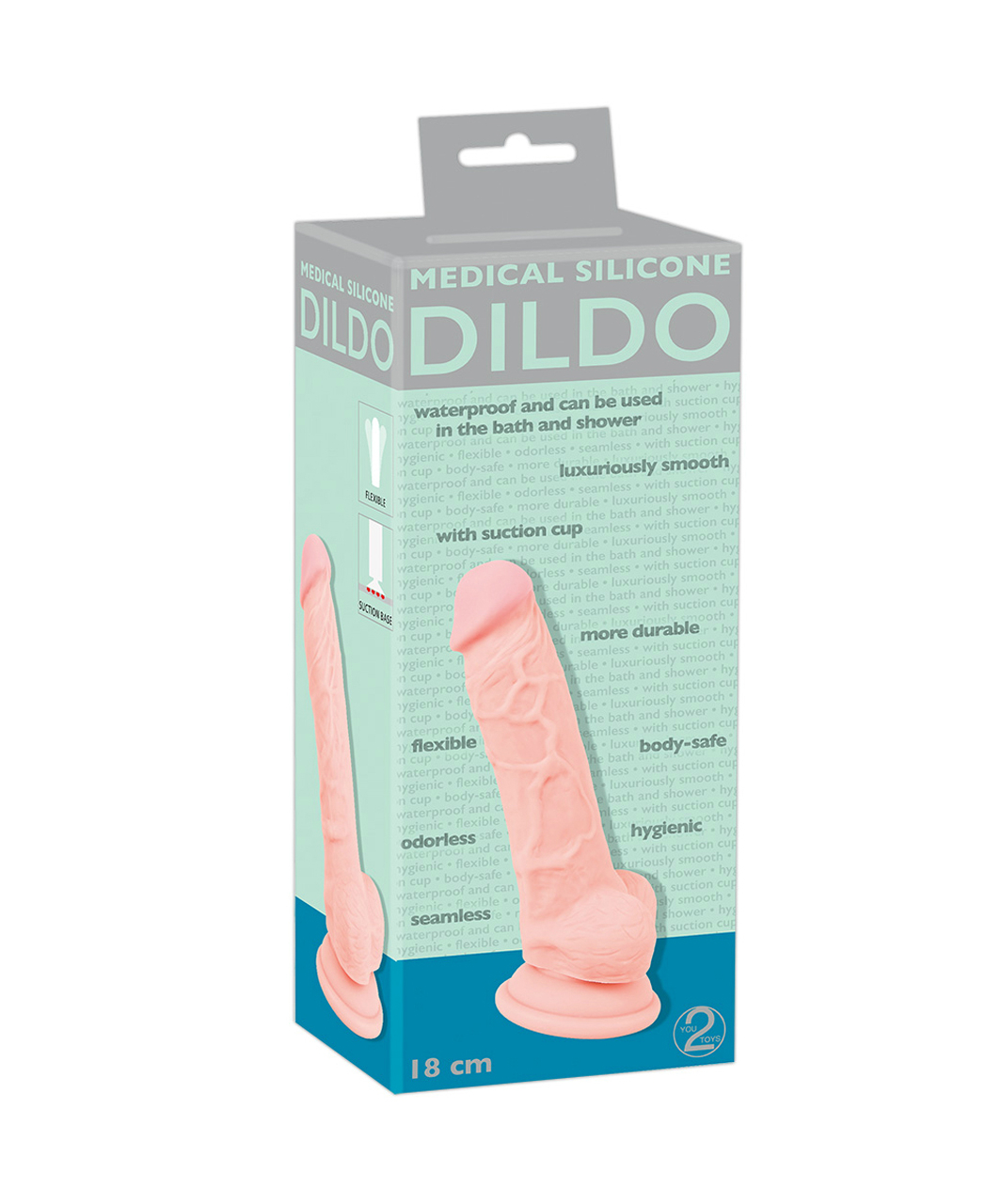 You2Toys Medical Silicone silikoninis dildo