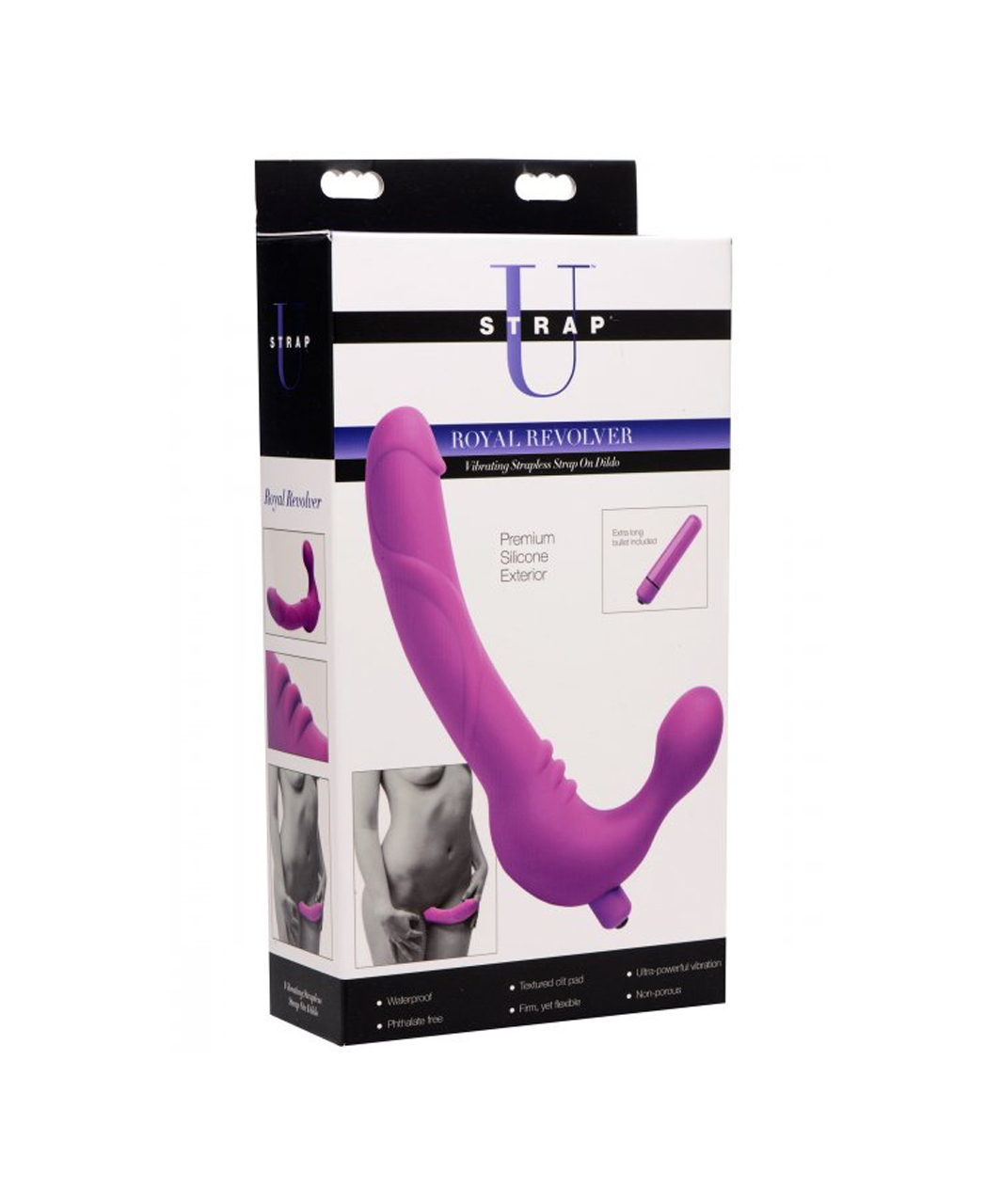 Strap U Royal Revolver Strapless Strap on Vibrator