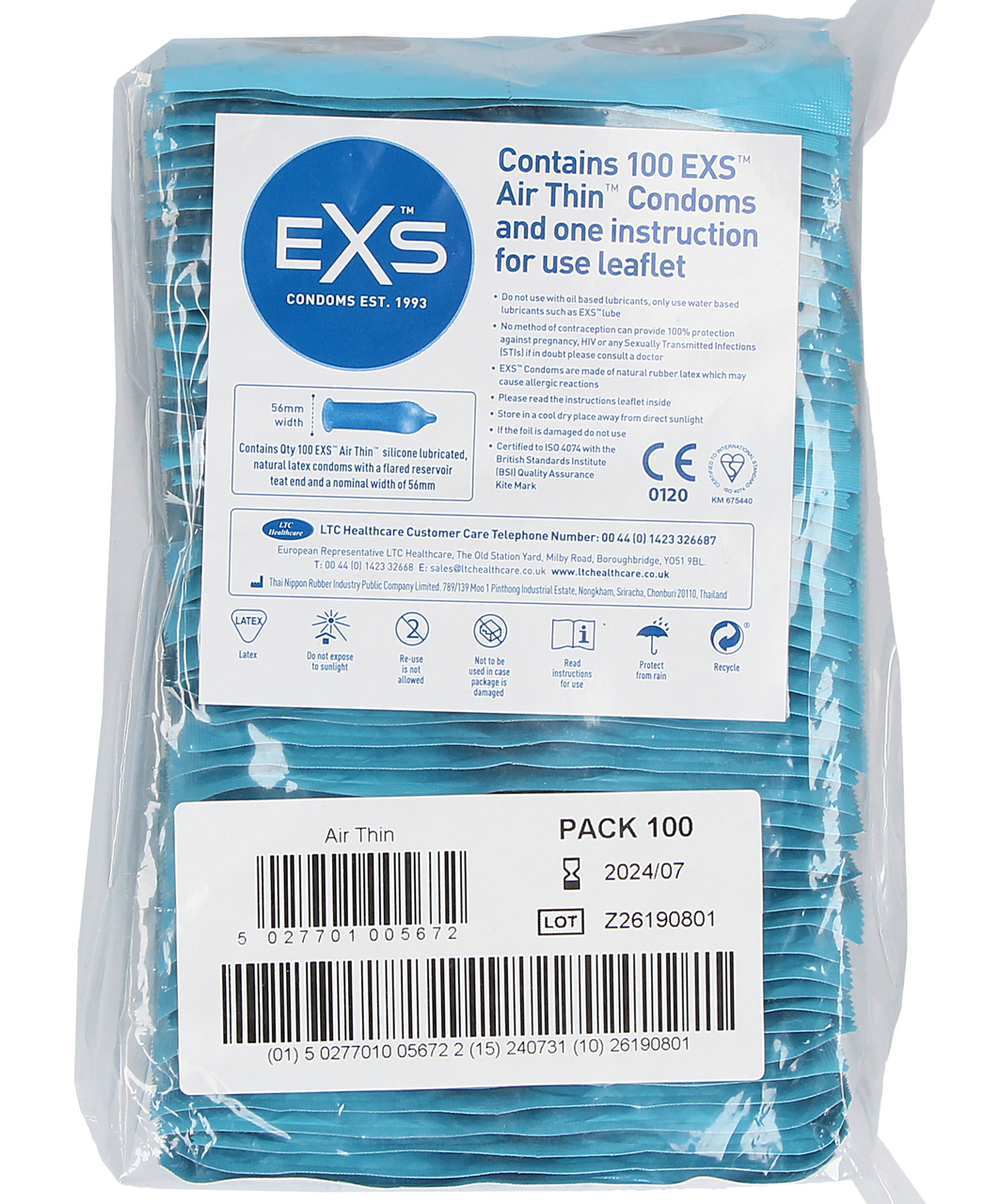 EXS Air Thin презервативы (48 / 100 шт.)