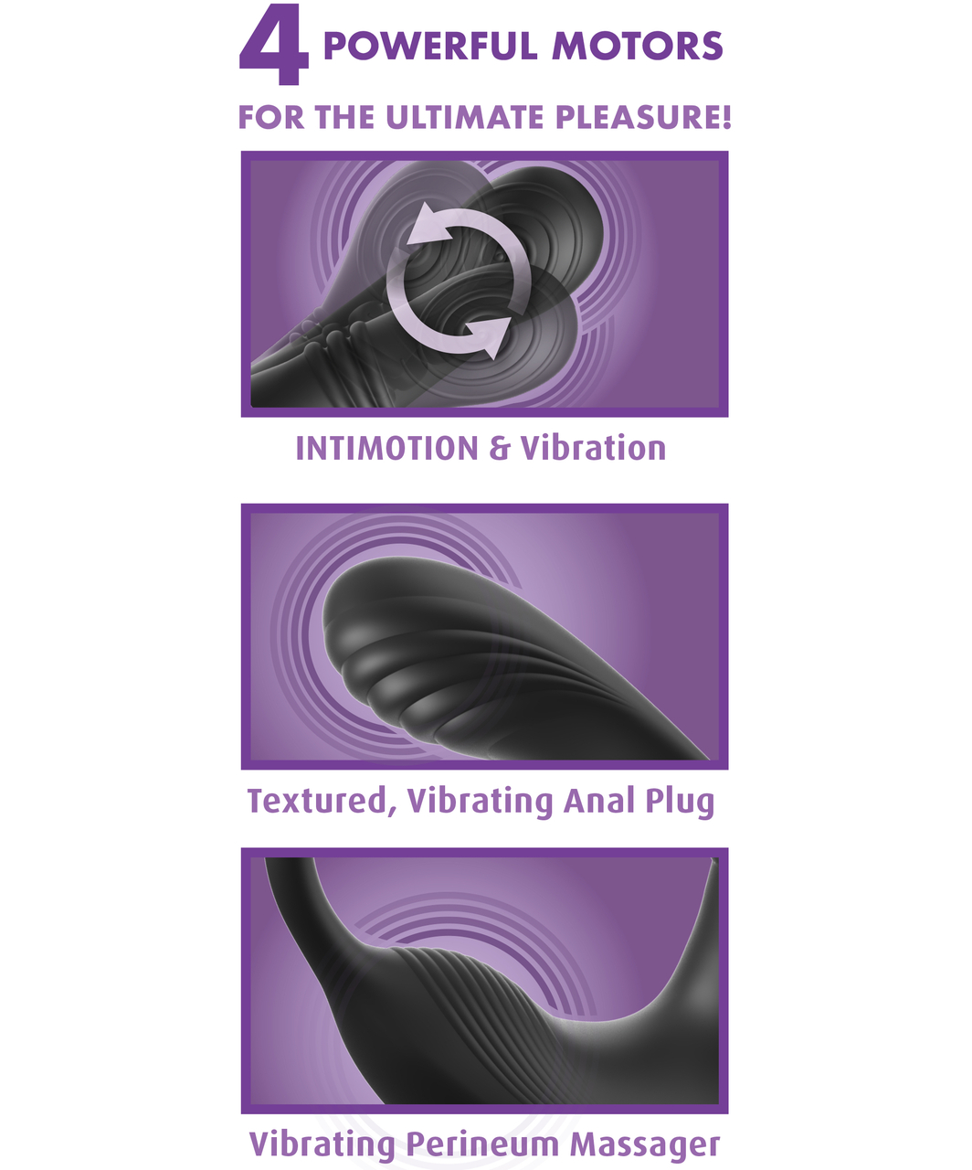 Anal Fantasy Ass-Gasm IntiMotion Multi-Function Vibrator