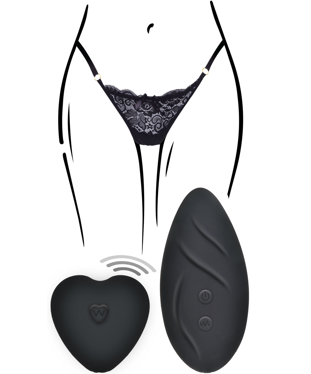 TOYJOY Angel Panty Vibe vibratorius