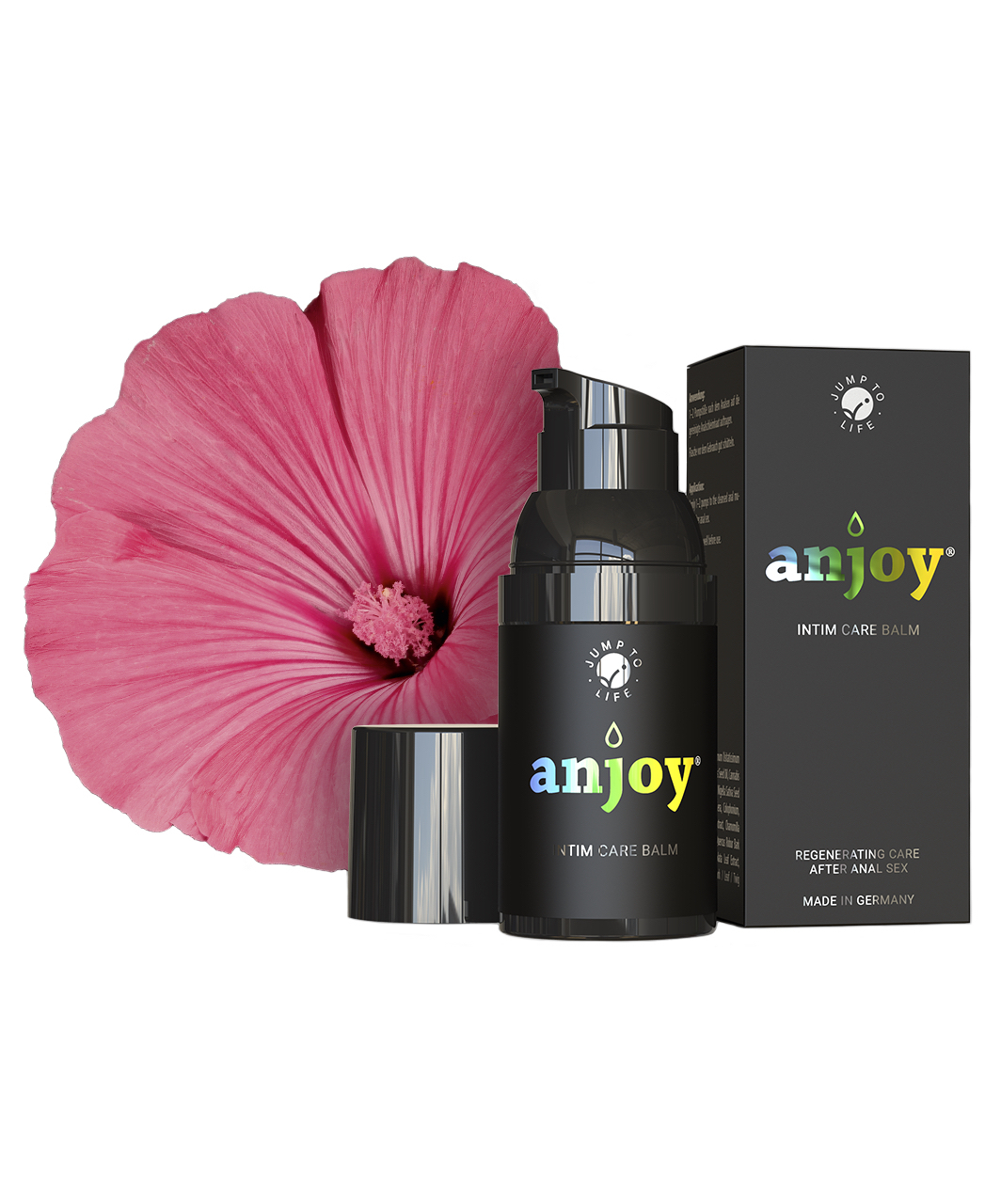 anjoy Po analinio sekso raminantis ir regeneruojantis intymios higienos balzamas (30 ml)
