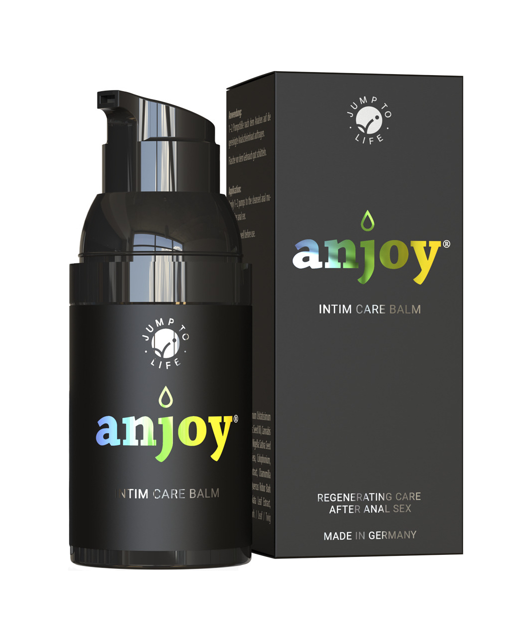 anjoy Po analinio sekso raminantis ir regeneruojantis intymios higienos balzamas (30 ml)