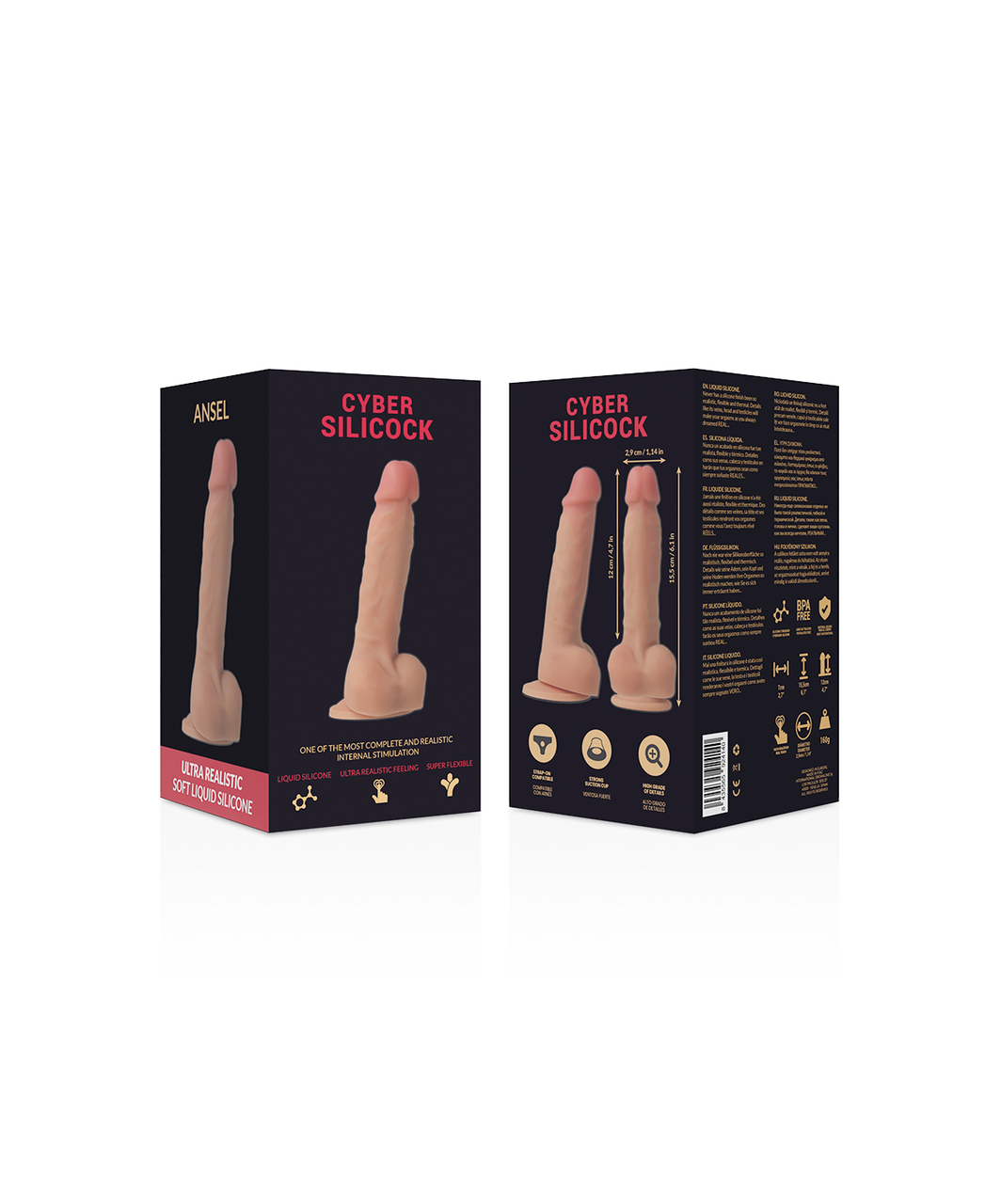 Cyber Silicock Ansel silicone dildo