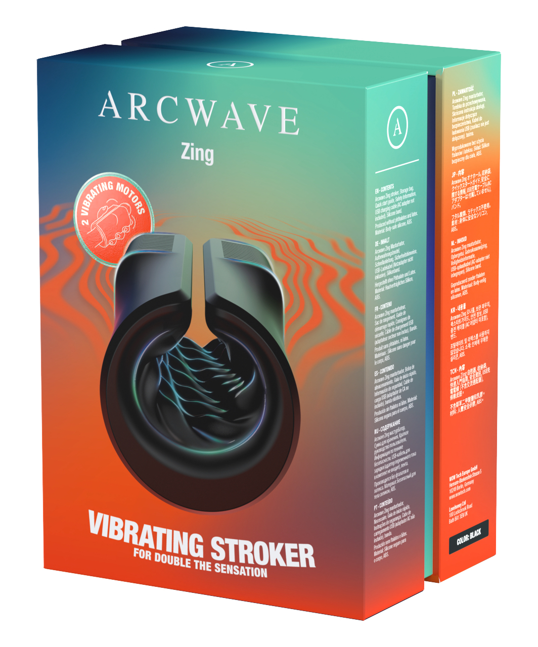 Arcwave Zing divmotoru vibrējošs masturbators