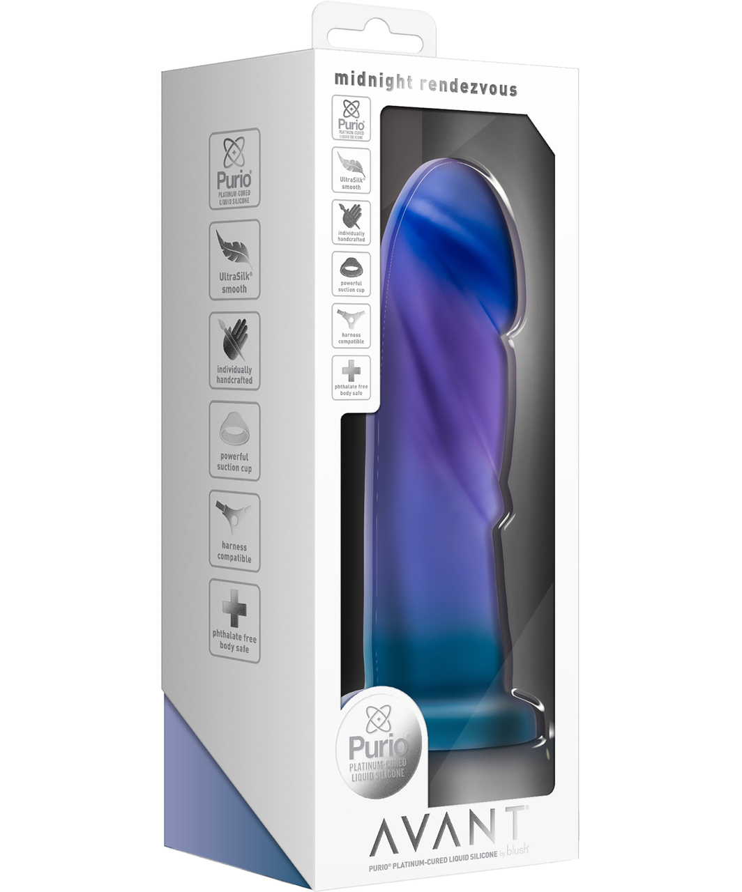 Avant Midnight Rendezvous Purio silicone dildo