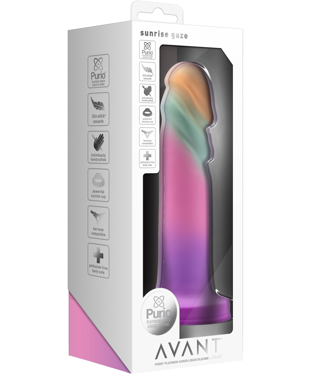 Avant Sunrise Gaze Purio silikoninis dildo