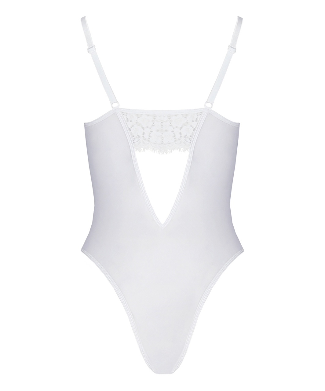 Avanua Silentia white sheer mesh bodysuit