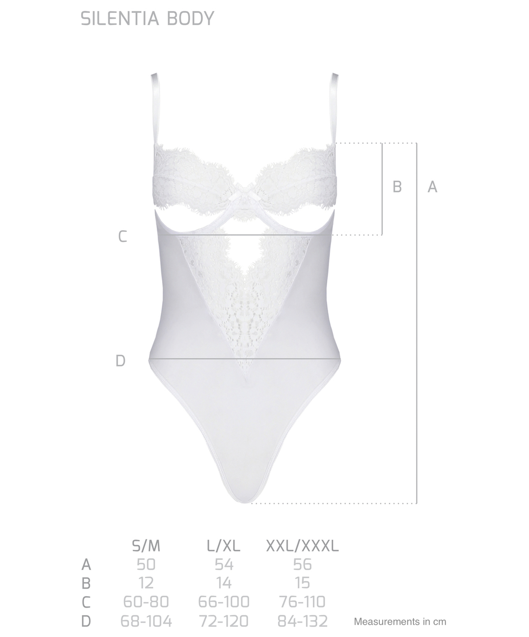 Avanua Silentia white sheer mesh bodysuit