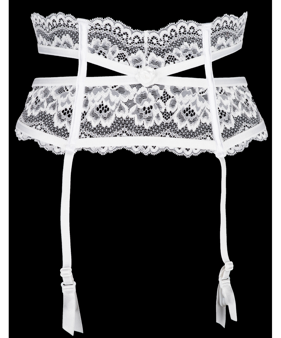 Axami Sexy Angelic white garter belt