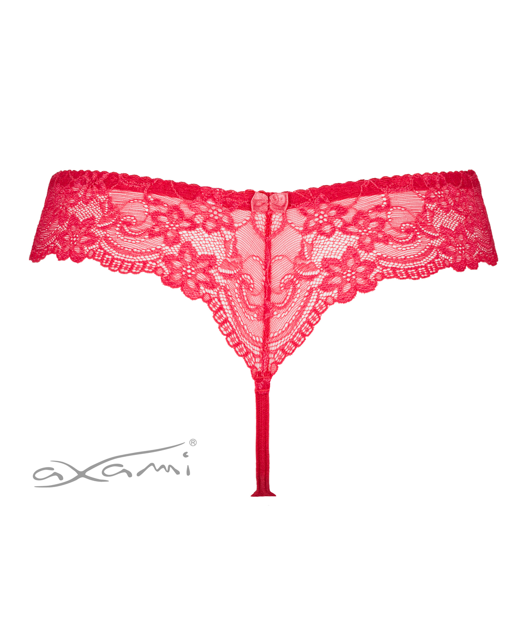 Axami Luxury red lace string