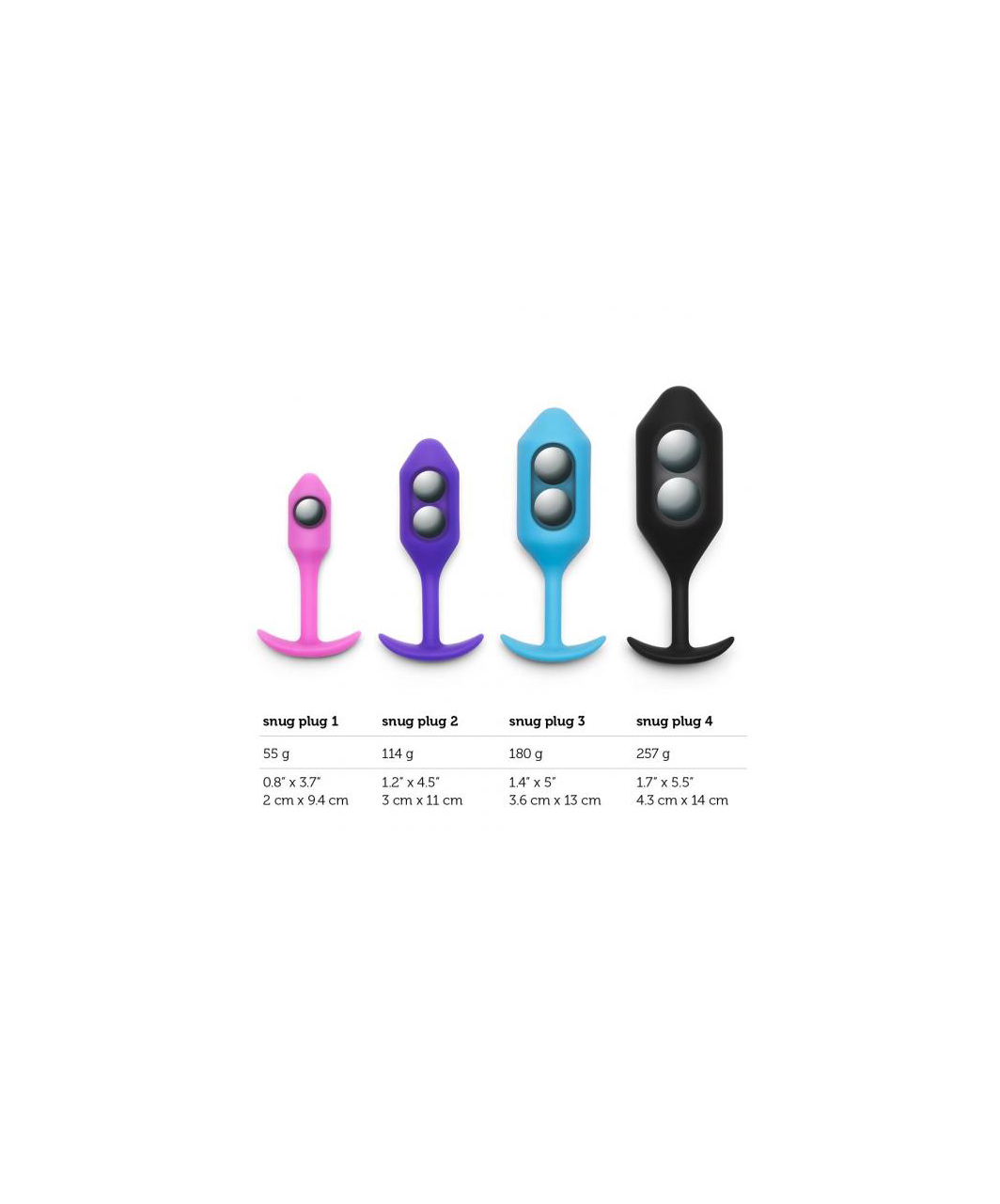 b-Vibe Snug Plug 1 & 2