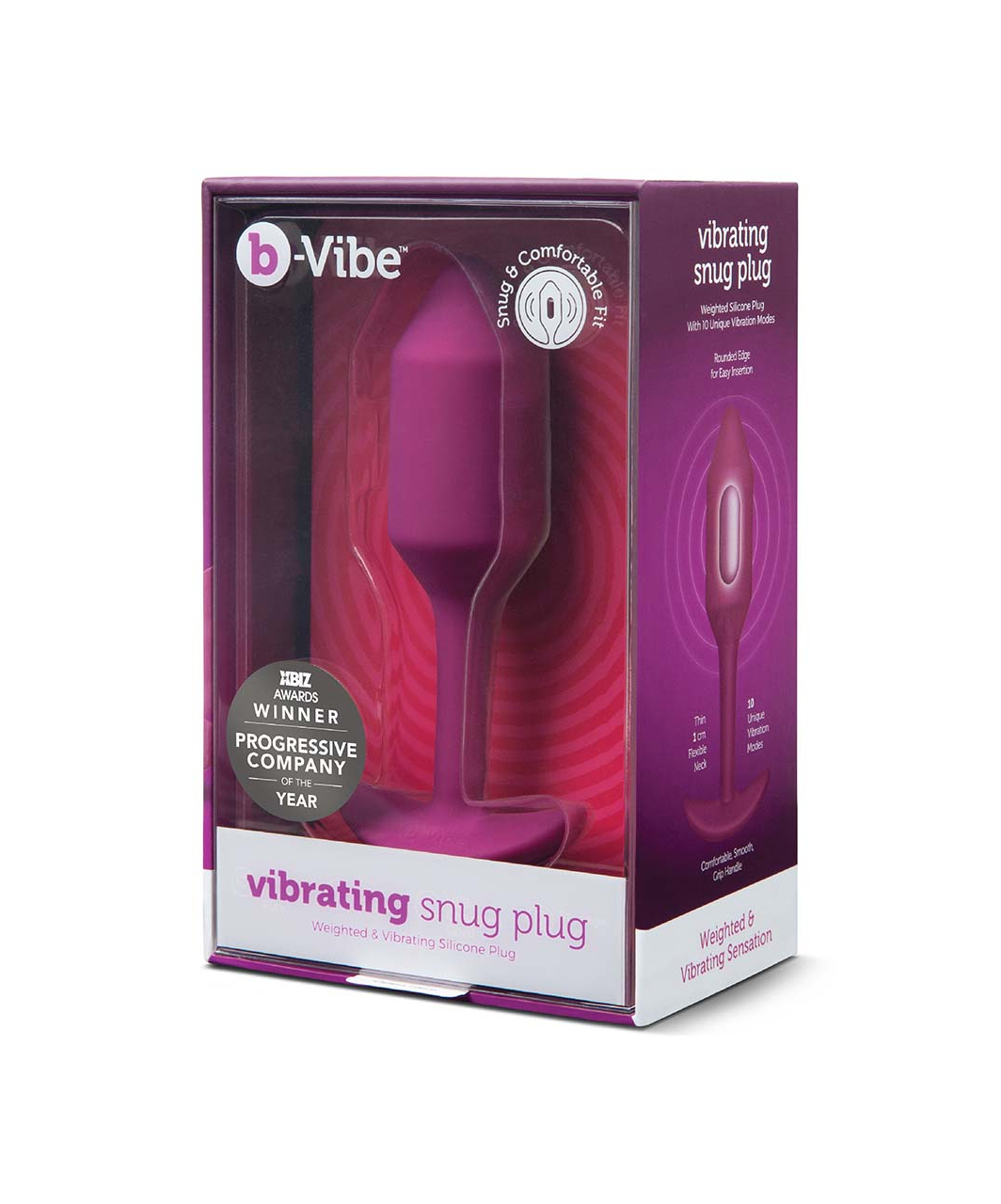 b-Vibe Vibrating Snug Plug анальный вибратор