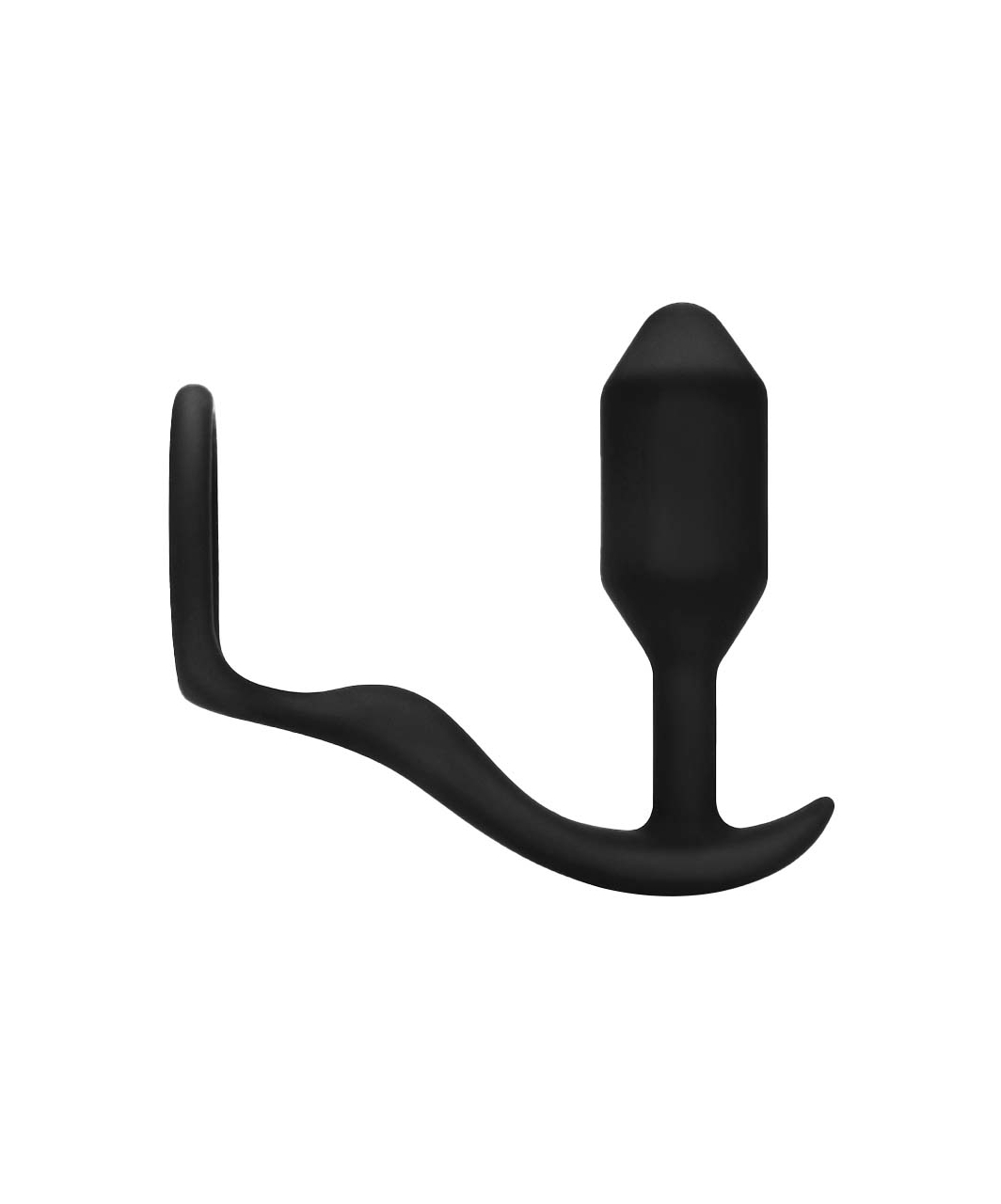 b-Vibe Snug & Tug Weighted Silicone Plug & Penis Ring