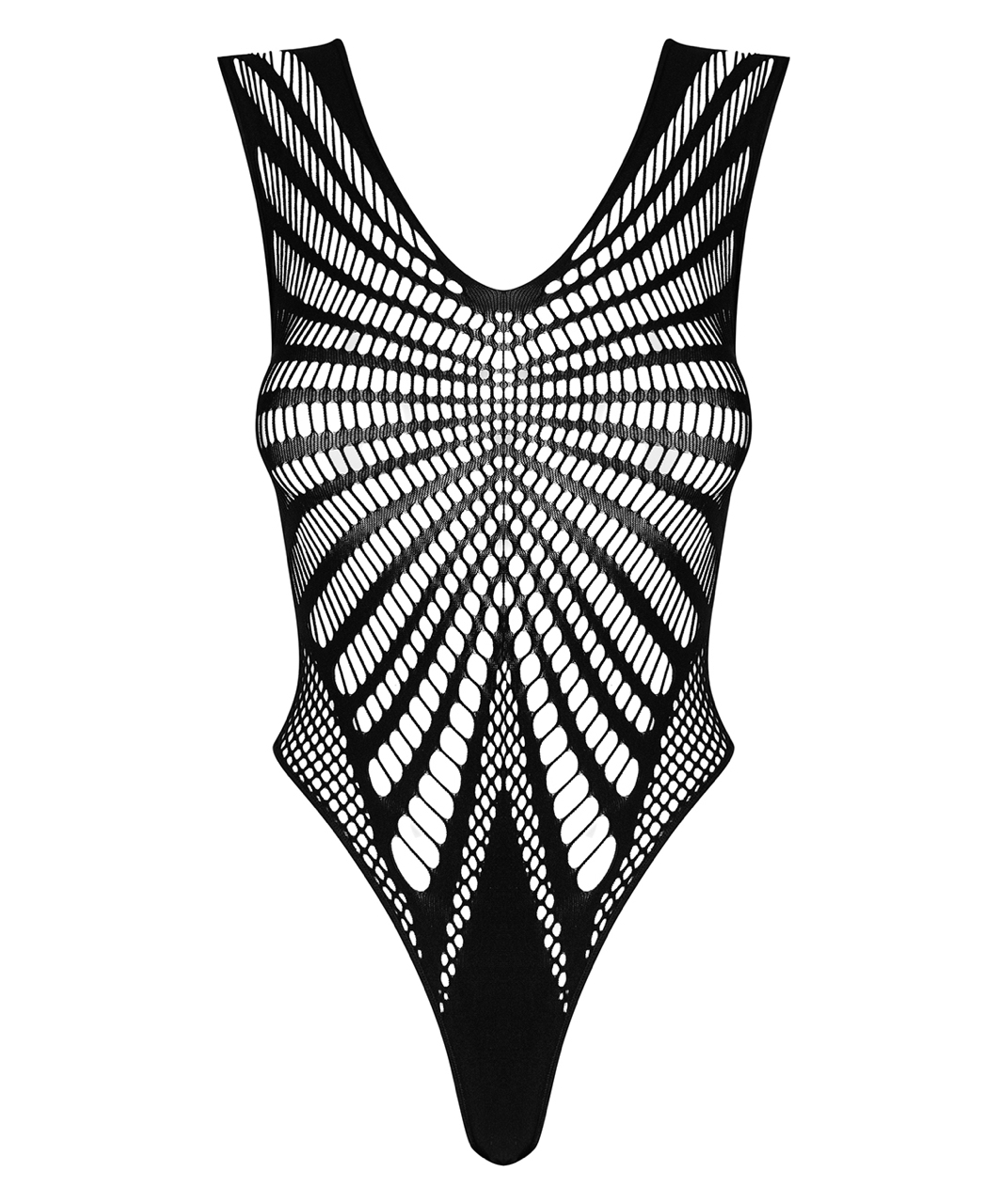 Obsessive black net bodysuit