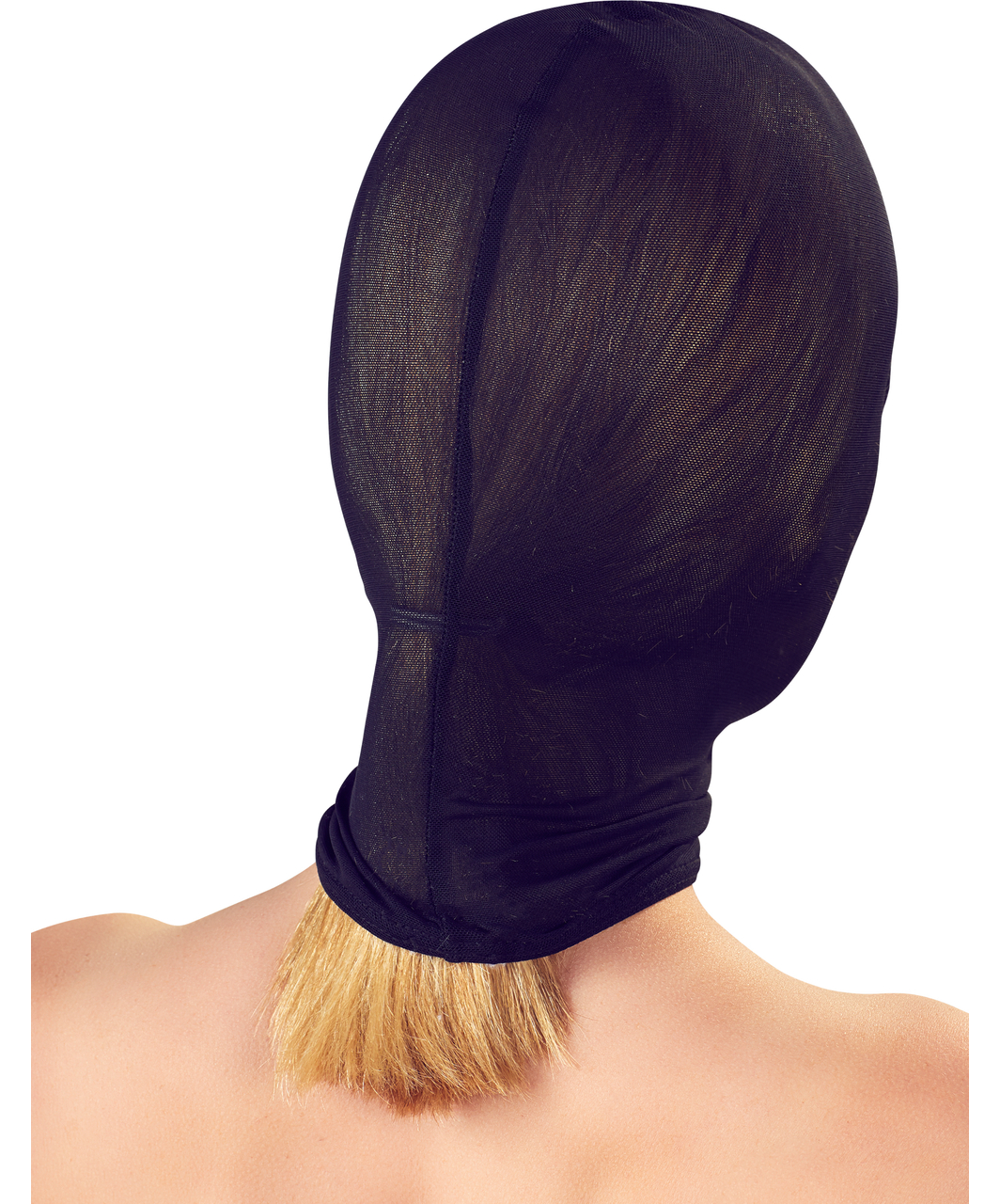 Bad Kitty black sheer mesh hood mask