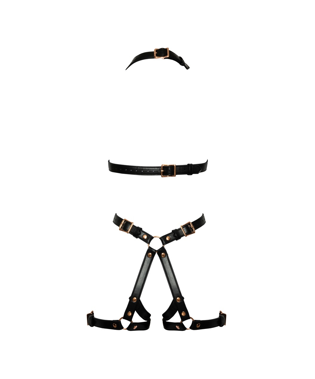 Bad Kitty leatherette body harness