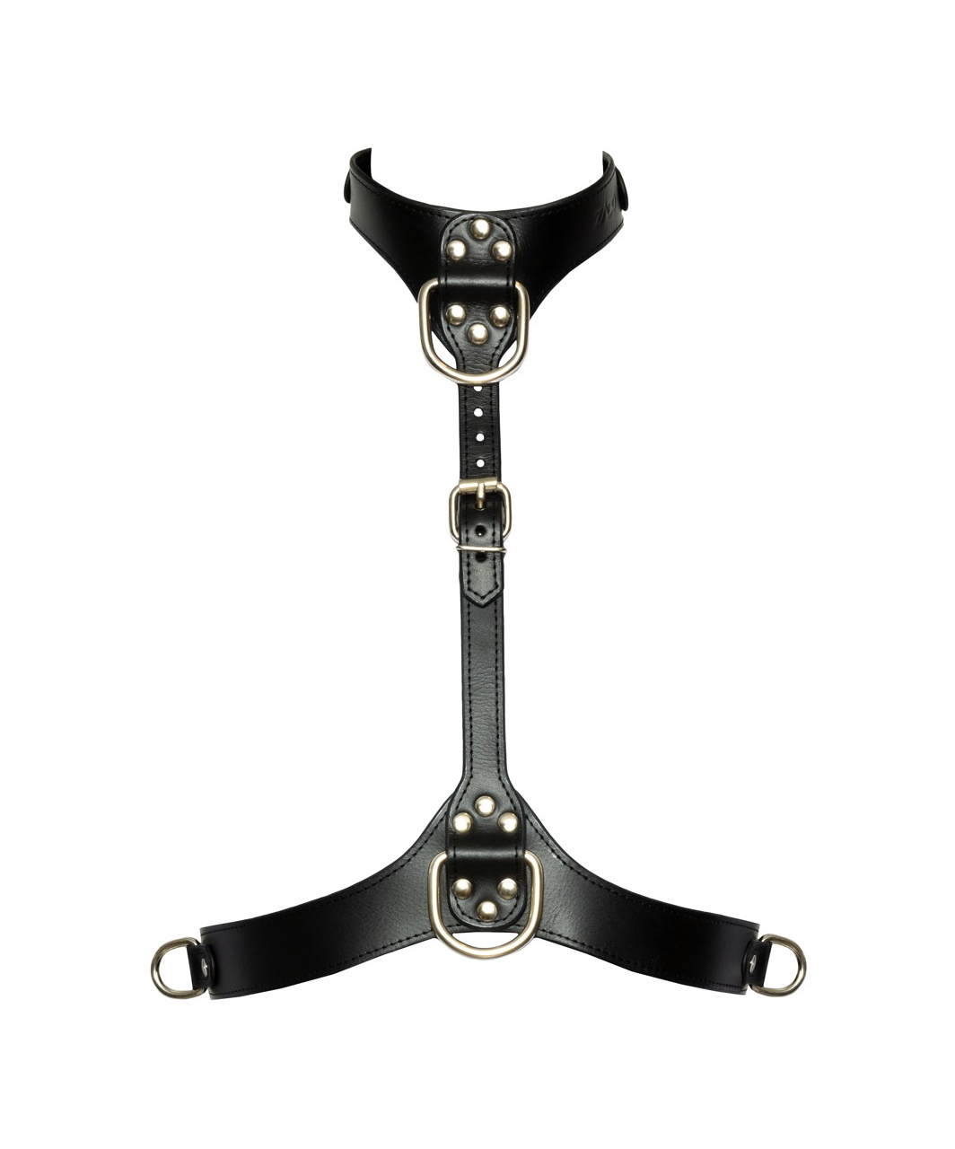 Bad Kitty leatherette bondage collar & harness