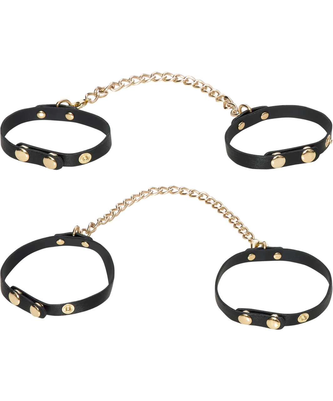 Bad Kitty pakļaušanas piederumu komplekts ar zeltainām ķēdēm