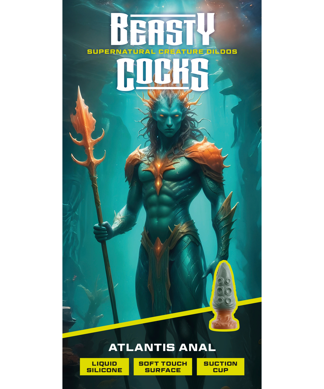 Beasty Cocks Atlantis korek analny silikonowy