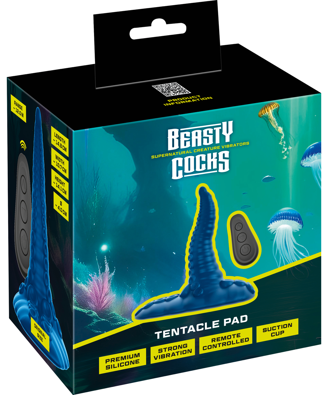 Beasty Cocks Tentacle Pad yliluonnollinen silikonivibraattori