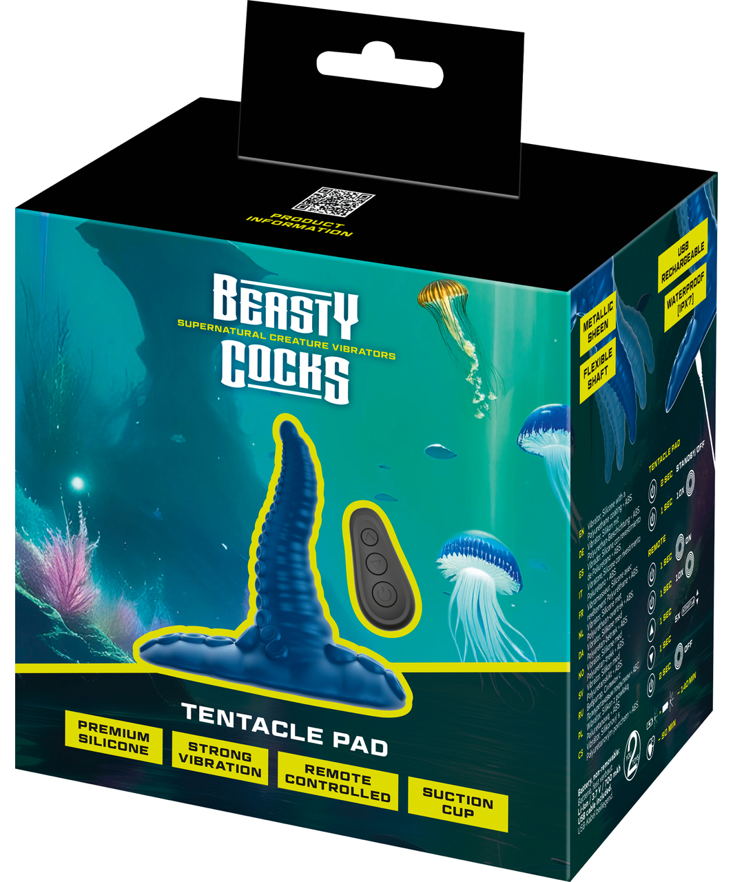 Beasty Cocks Tentacle Pad yliluonnollinen silikonivibraattori