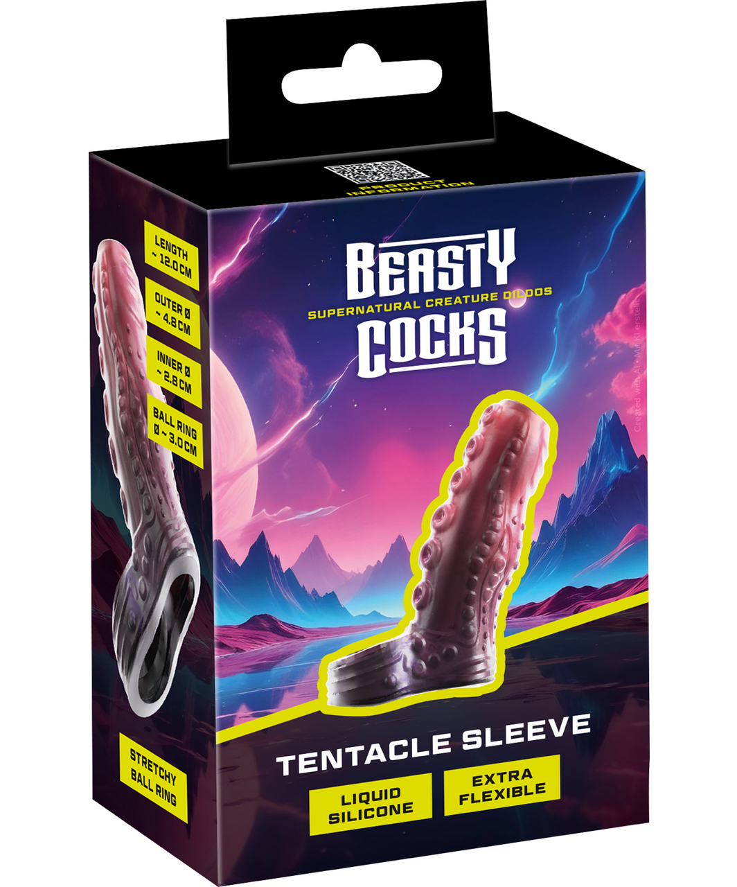 Beasty Cocks Tentacle nakładka na penisa