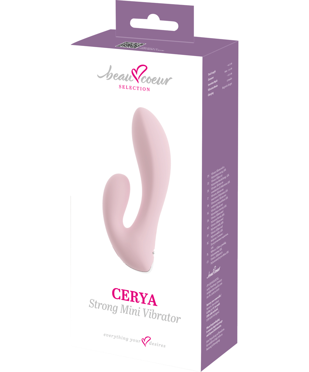 Beau Coeur Cerya вибратор со стимулятором клитора