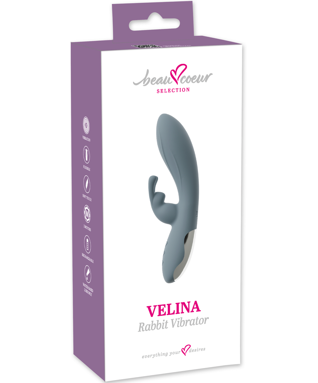 Beau Coeur Velina vibraator kliitoristimulaatoriga