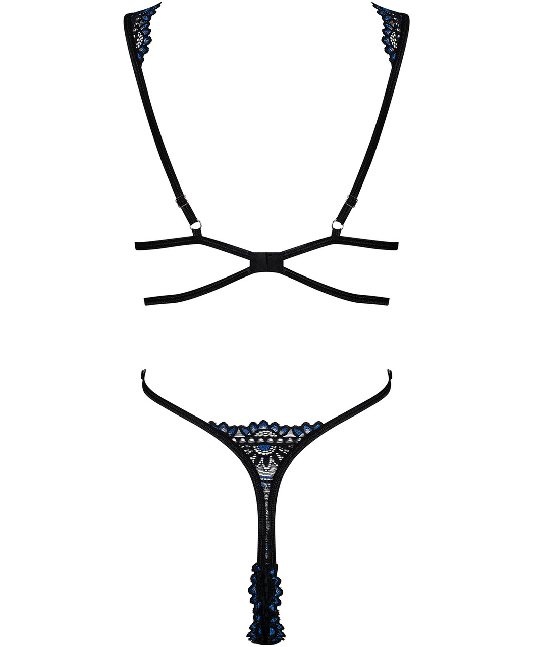 Obsessive Belisis black lace bodysuit